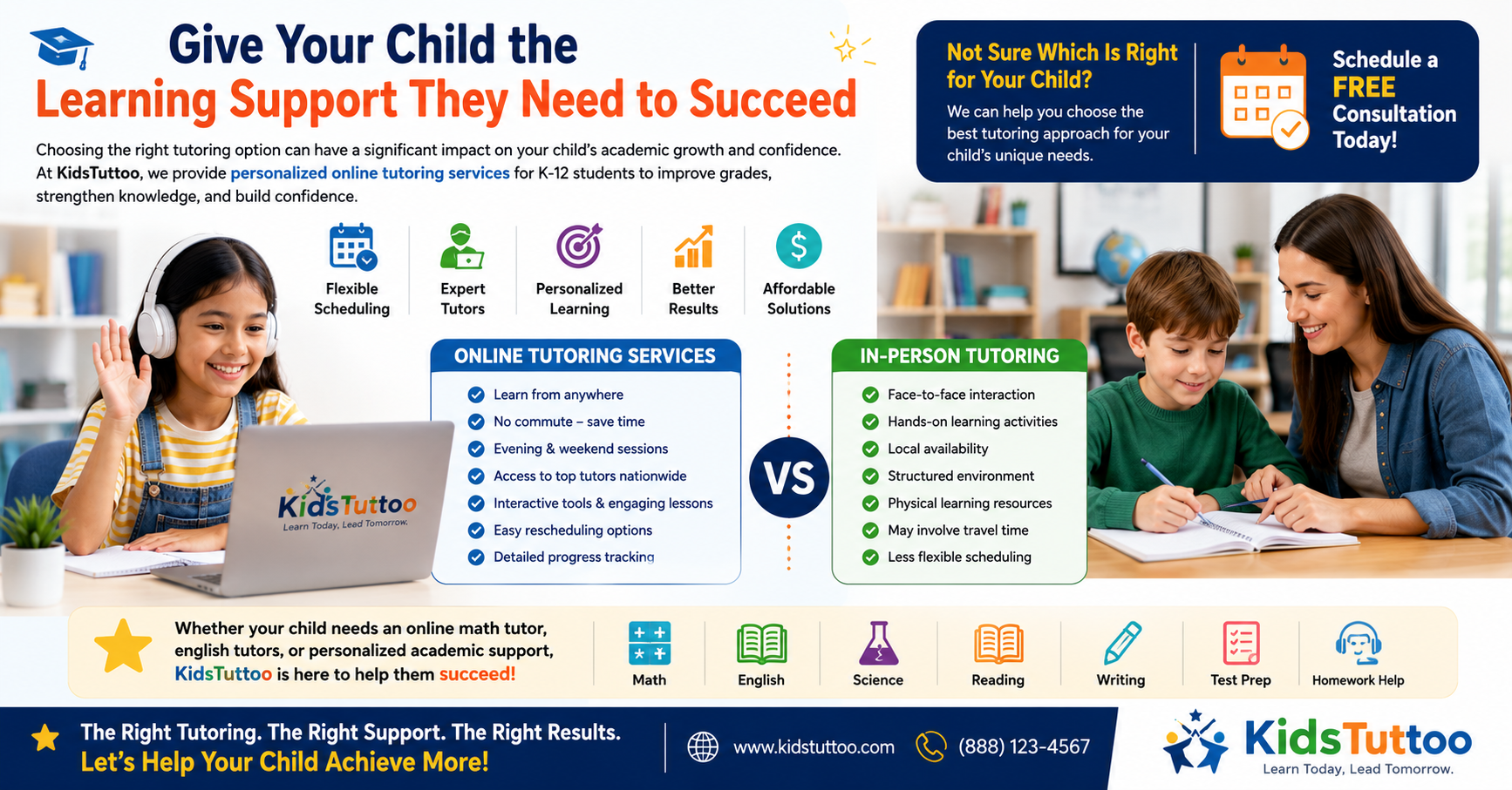 Online Tutoring vs In-Person Tutoring: Which Is Better for Your Child?