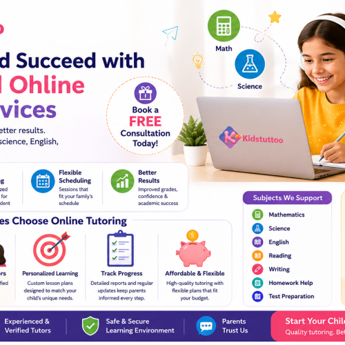 help your child succesed with personalized online tutoring service